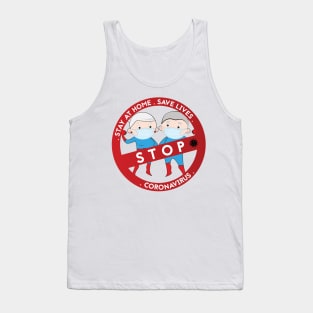 Stop coronavirus - seniors 1 Tank Top